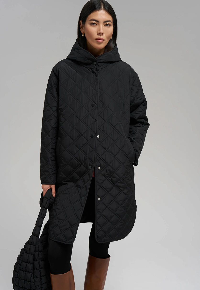 Стеганое пальто с искусственным утеплителем, Модель FBG11008, Фото №6