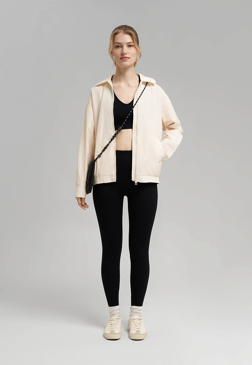 Спортивные легинсы из трикотажа с антибактериальной пропиткой