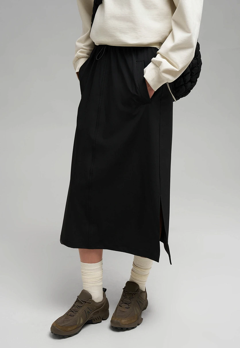 Юбка миди с эластичным поясом, Модель FBG110135, Фото №6