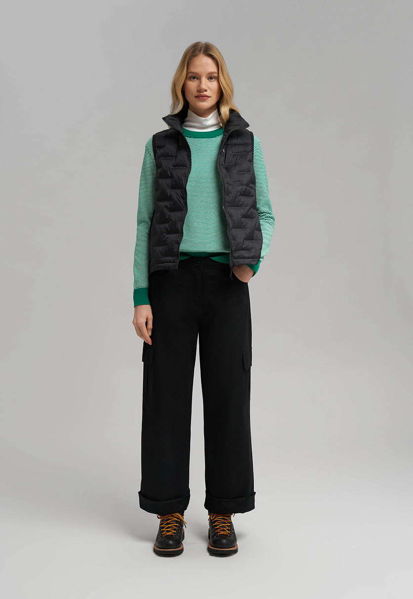 Свободные брюки-карго из твила