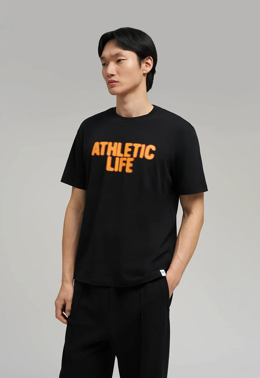 Футболка прямого кроя из джерси, Модель FBG21069, Фото №6