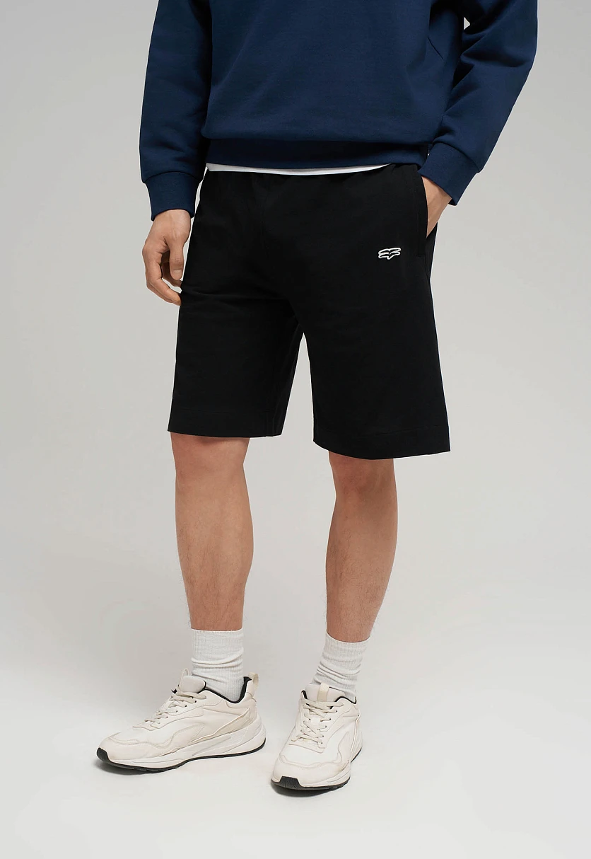 Свободные шорты из хлопка пике, Модель FBG21071, Фото №6