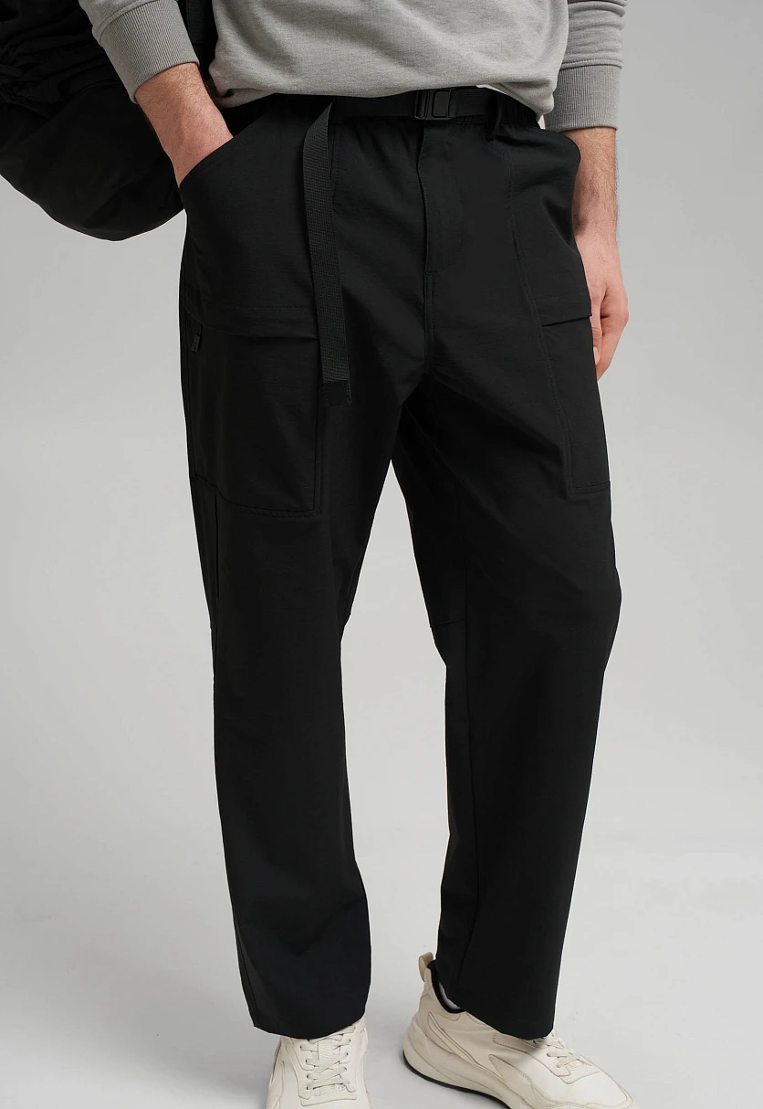 Брюки из технологичной ткани с водоотталкивающими свойствами, Модель FBG21095, Фото №8