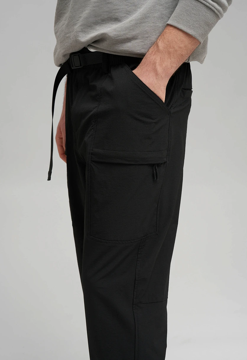 Брюки из технологичной ткани с водоотталкивающими свойствами, Модель FBG21095, Фото №9