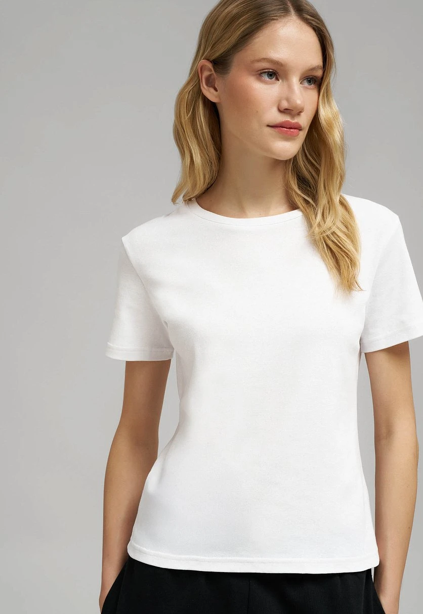 Футболка прилегающего кроя, Модель FBG11043, Фото №6