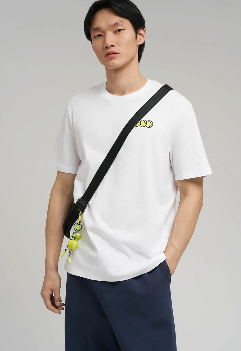 Футболка прямого кроя из джерси, Модель FBG21062, Фото №5