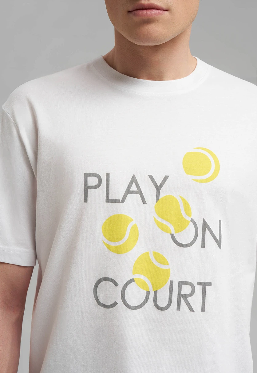 Футболка прямого кроя из джерси, Модель FBG21067, Фото №6