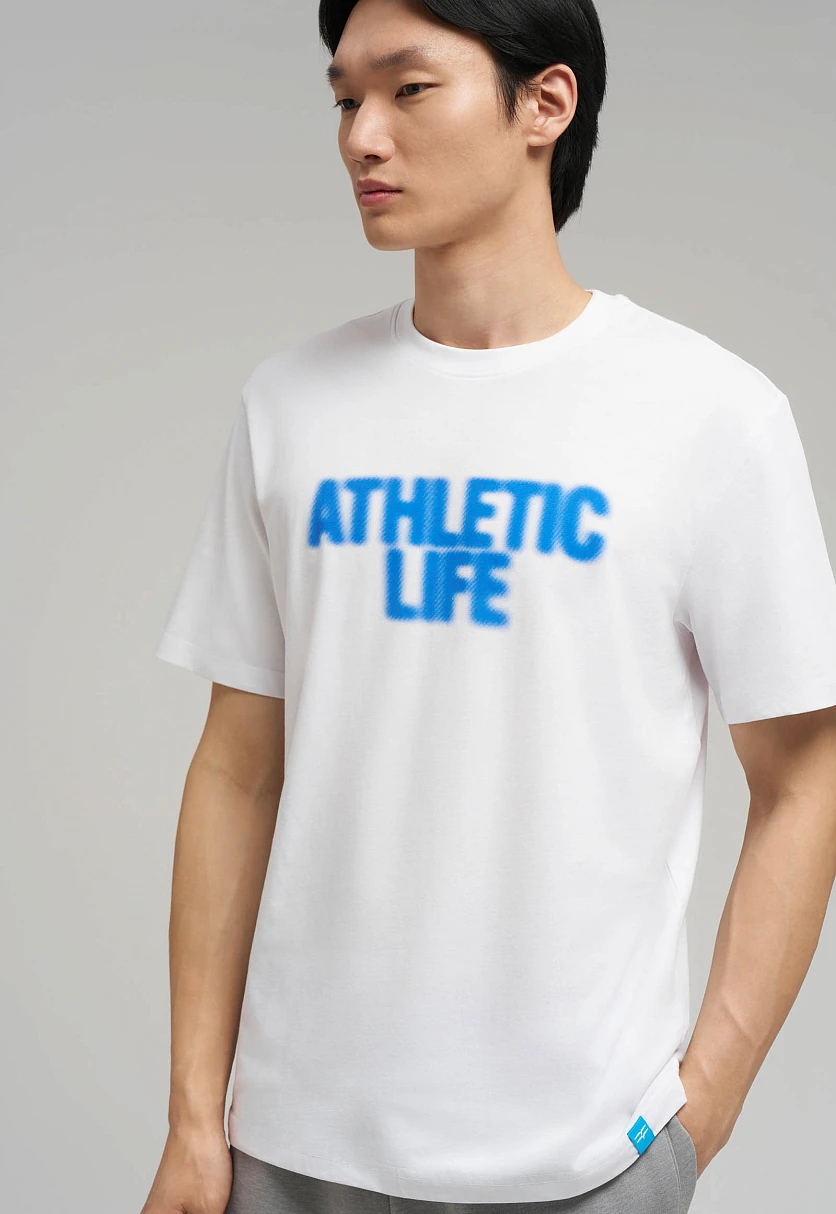 Футболка прямого кроя из джерси, Модель FBG21069, Фото №5