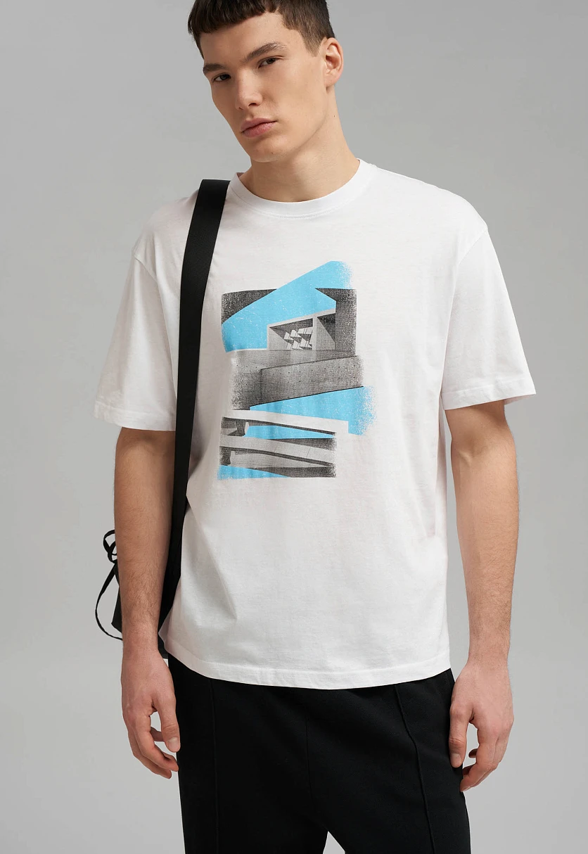 Футболка свободного кроя, Модель FBG22080, Фото №8