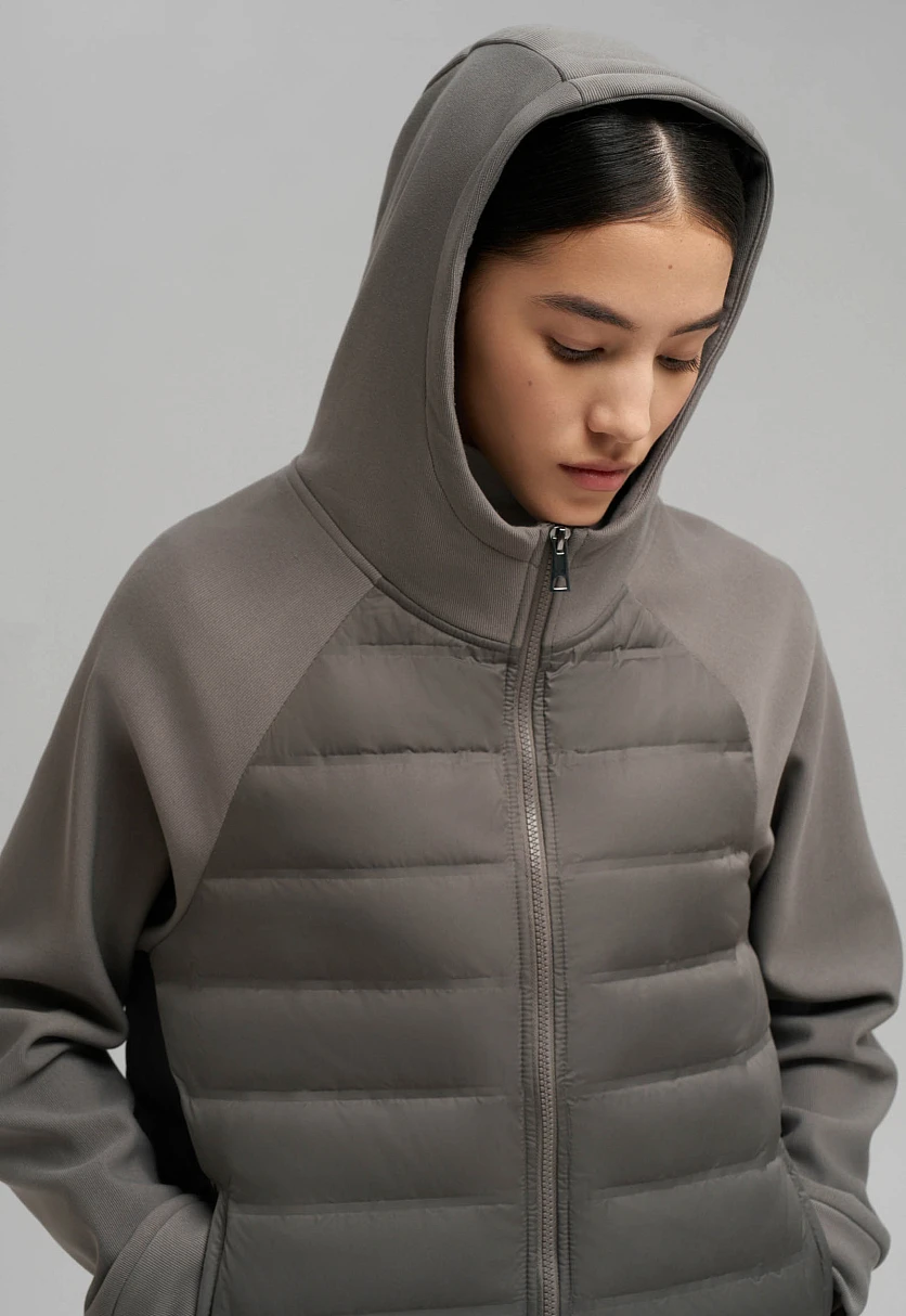 Стеганая куртка с наполнителем из натурального пуха, Модель FBG110149, Фото №6