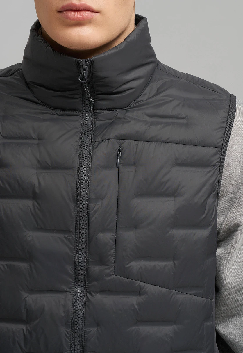 Стеганый пуховый жилет, Модель FBG210100, Фото №5