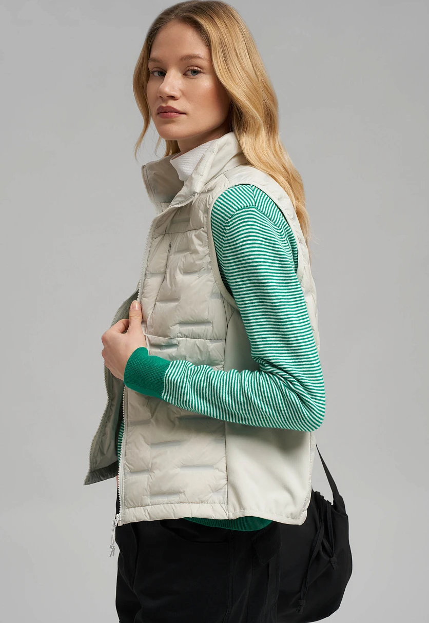 Стеганый пуховый жилет, Модель FBG110150, Фото №5