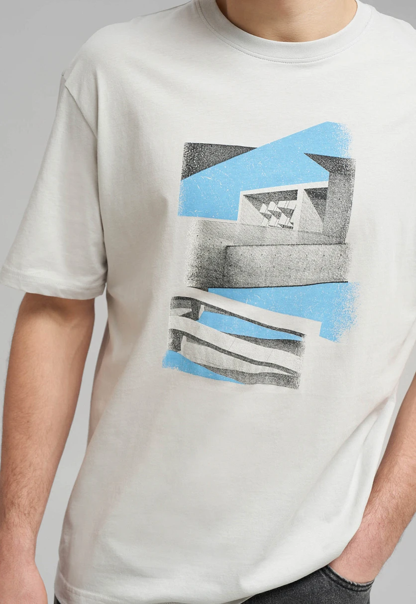 Футболка свободного кроя, Модель FBG22080, Фото №6