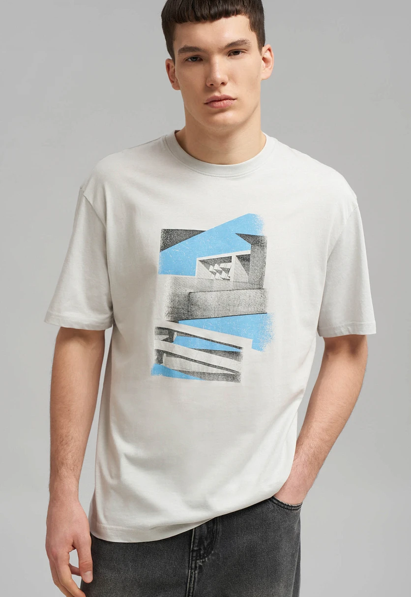 Футболка свободного кроя, Модель FBG22080, Фото №8