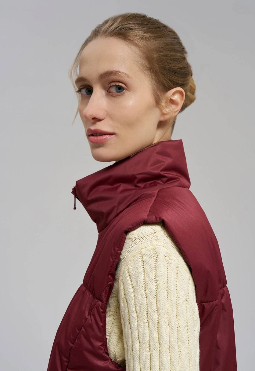 Утепленный жилет с искусственным наполнителем, Модель FBG11005, Фото №6