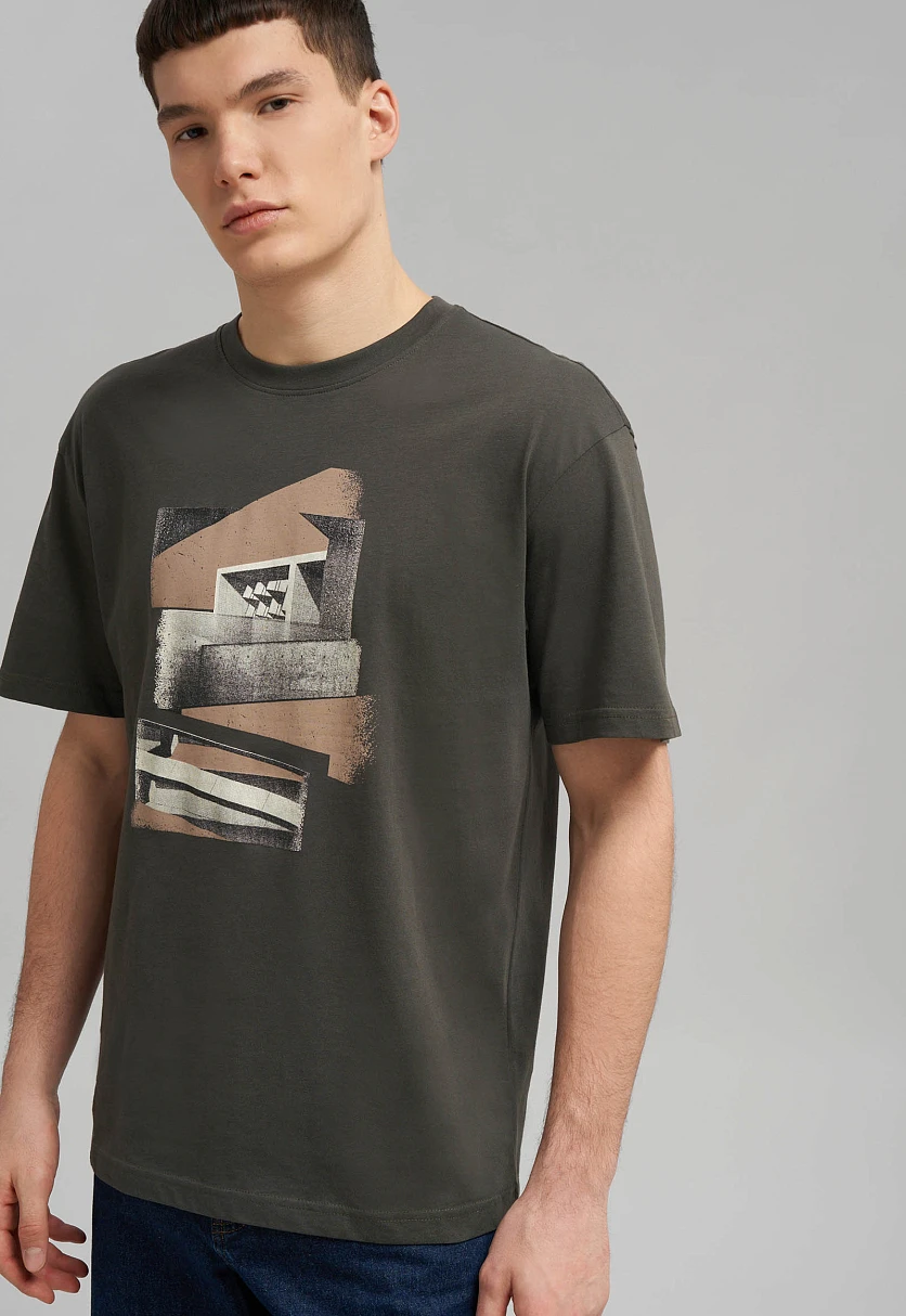 Футболка свободного кроя, Модель FBG22080, Фото №9