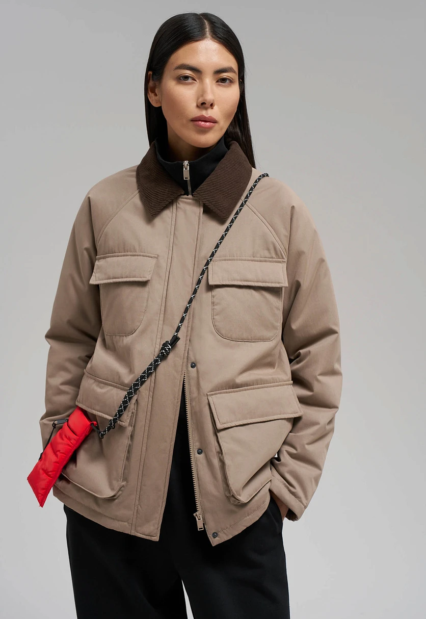 Утепленная куртка с водоотталкивающей пропиткой, Модель FBG11055, Фото №5
