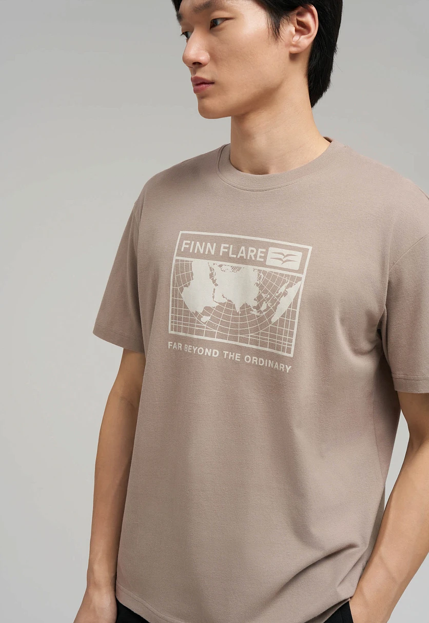 Футболка свободного кроя из джерси, Модель FBG21075, Фото №5