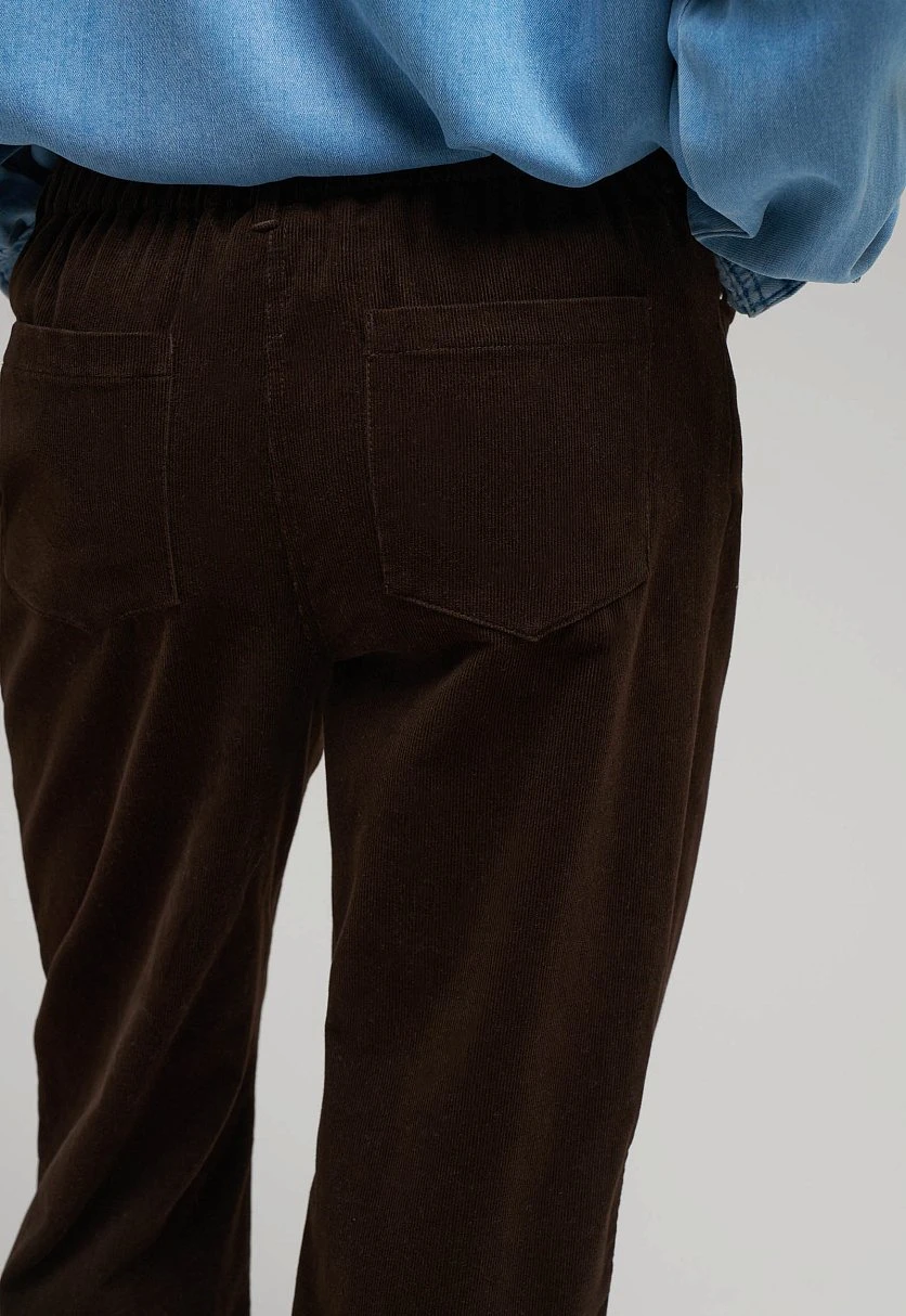 Брюки прямого кроя из вельвета, Модель FBG11054, Фото №5