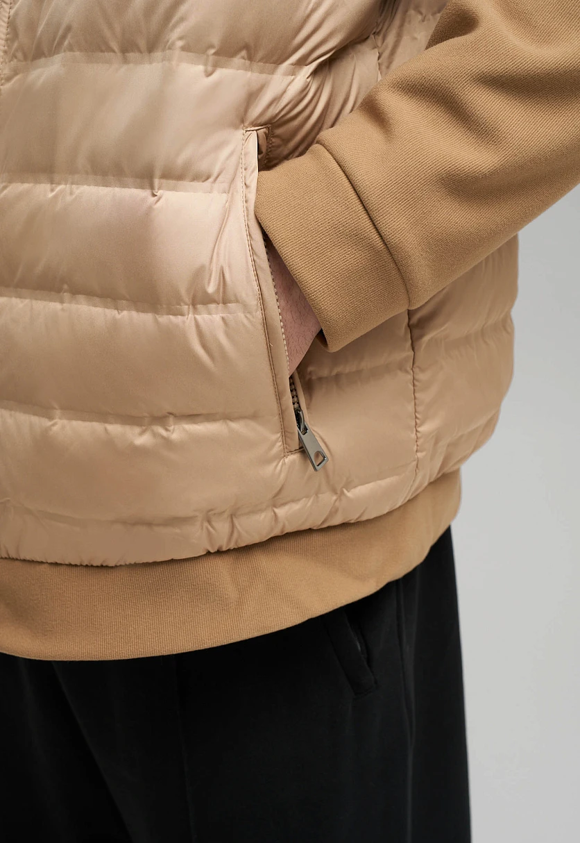 Стеганая куртка с наполнителем из натурального пуха, Модель FBG22001, Фото №5