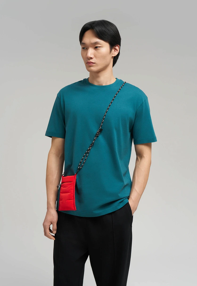 Футболка свободного кроя из джерси, Модель FBG21054, Фото №5