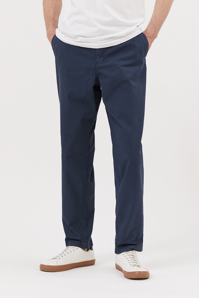 Прямые брюки из хлопка, Модель FSC21006, Фото №2