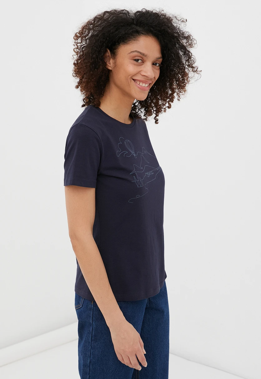 Футболка женская casual стиля, Модель FSC110178-4P, Фото №3
