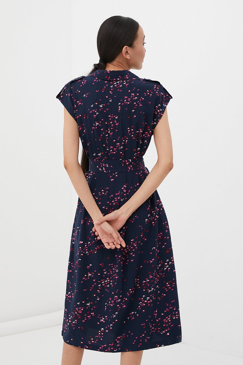Платье женское из вискозы, Модель FSC11075, Фото №4