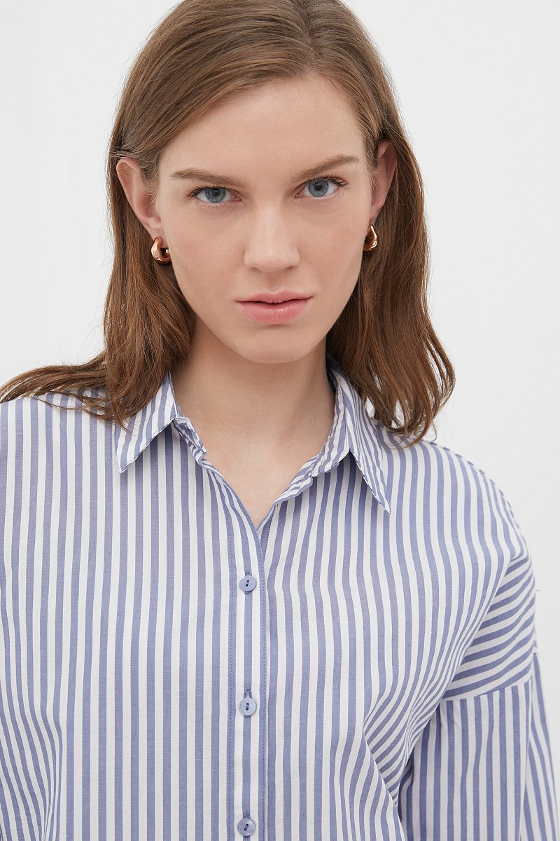 Рубашка женская из хлопка, Модель FSC110211, Фото №5