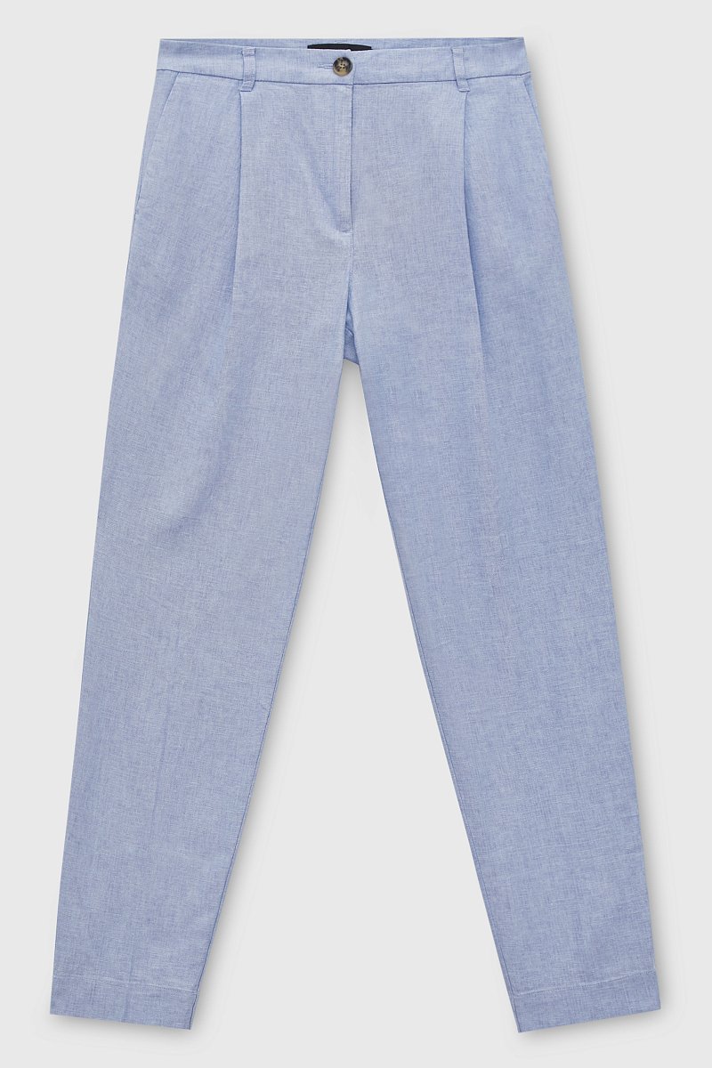 Льняные брюки женские casual стиля, Модель FSC110125, Фото №6
