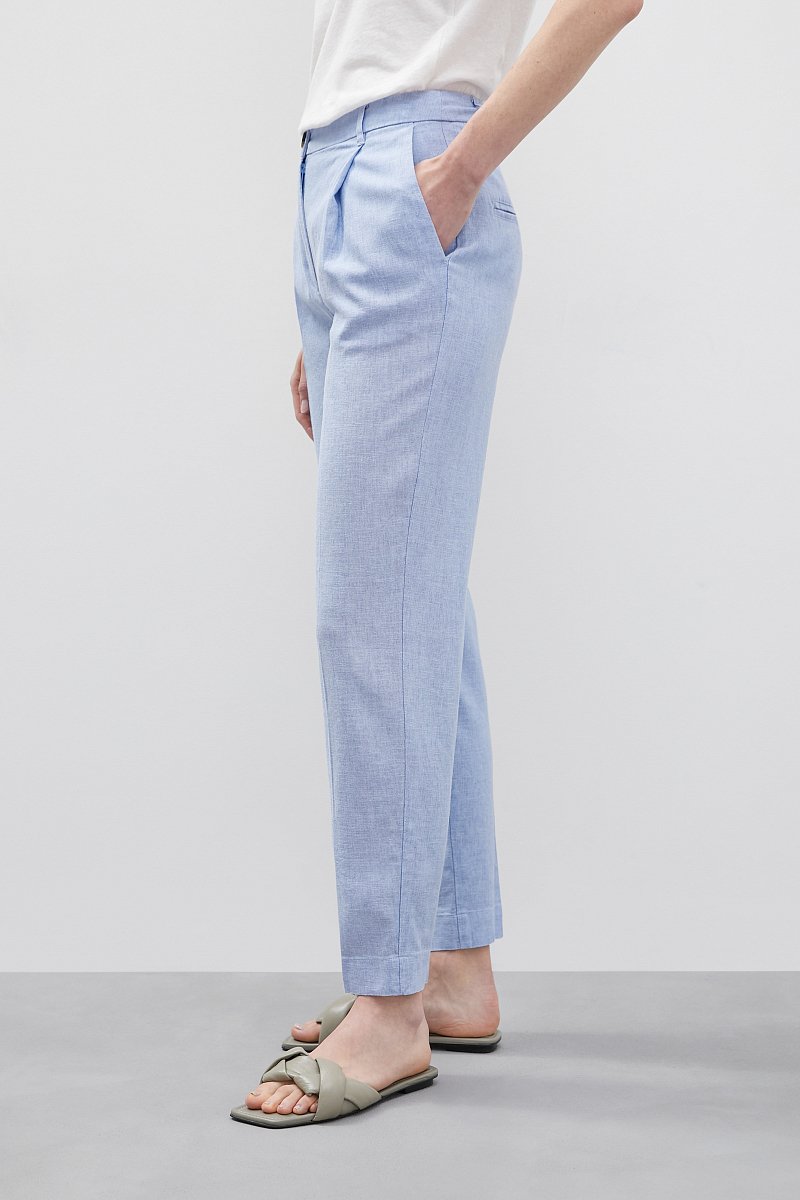 Льняные брюки женские casual стиля, Модель FSC110125, Фото №3