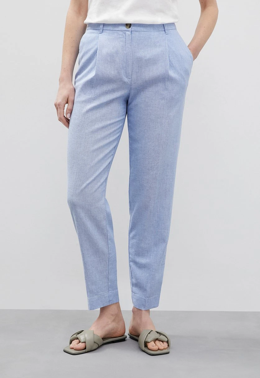 Льняные брюки женские casual стиля, Модель FSC110125, Фото №2