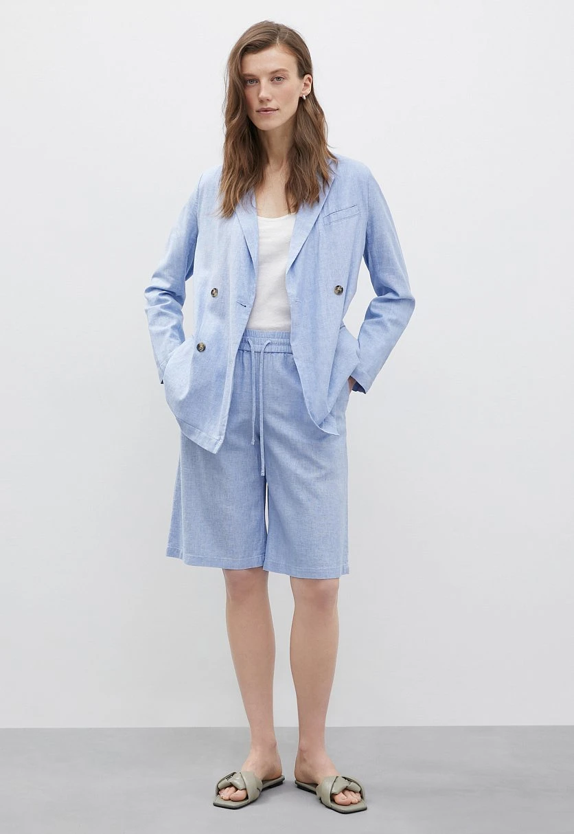 Льняные шорты женские стиля casual, Модель FSC110127, Фото №1
