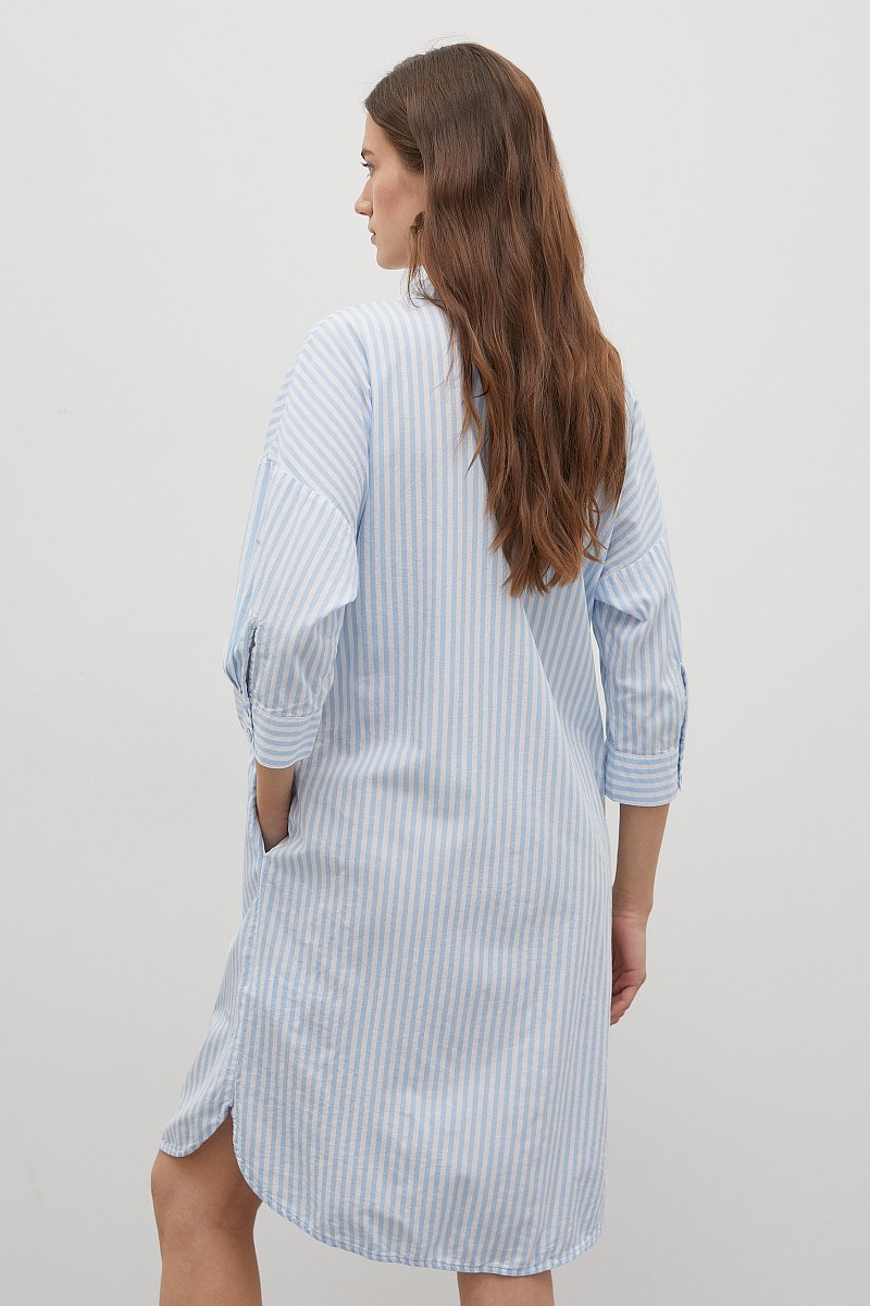 Платье-рубашка женское из хлопка, Модель FSC110212, Фото №5