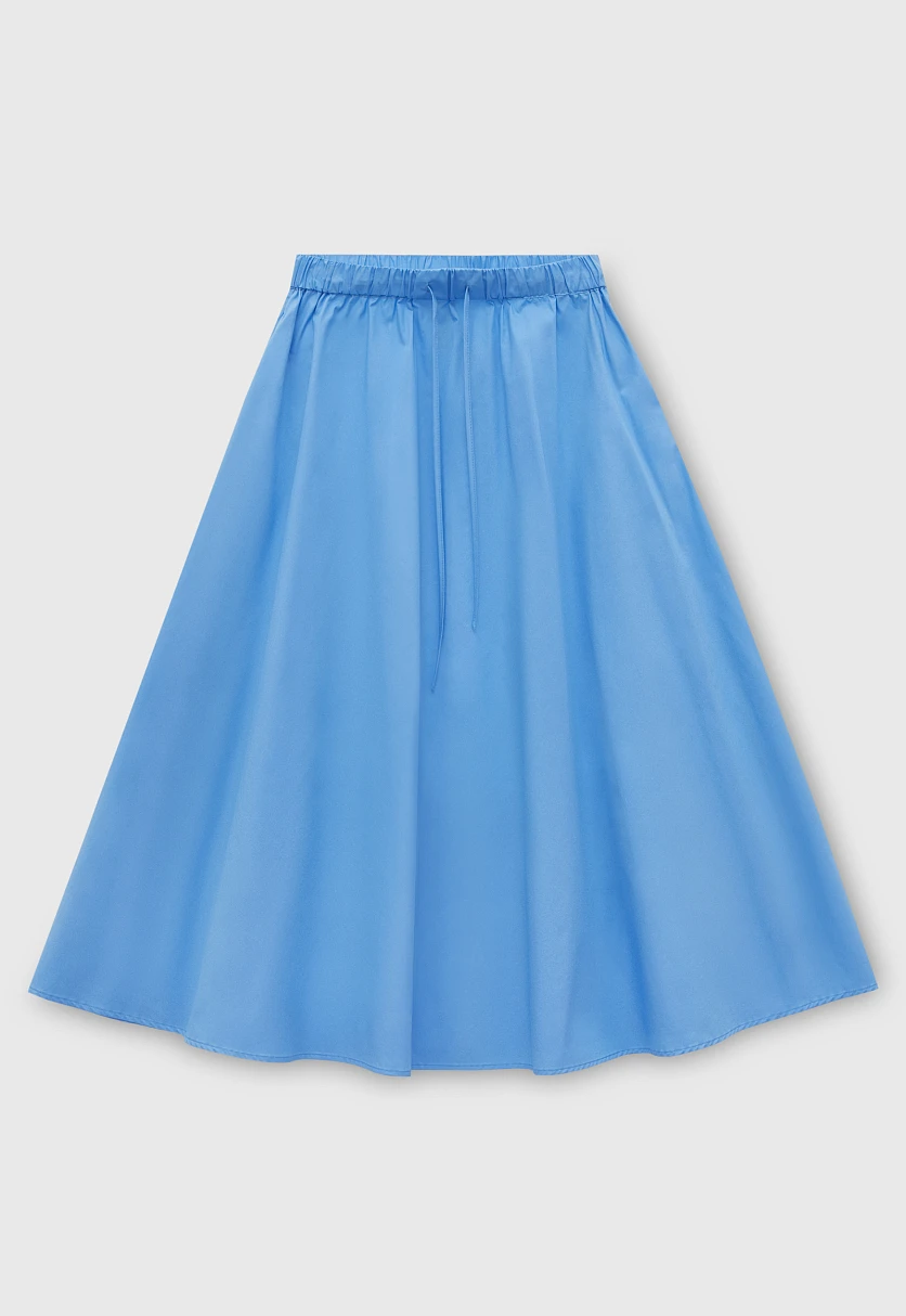 Юбка миди из хлопка с эластичным поясом, Модель FSC51017, Фото №6