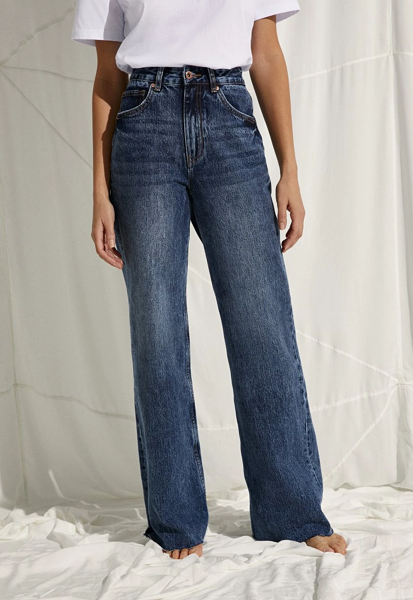 Джинсы wide leg fit женские, Модель FSC15014, Фото №2