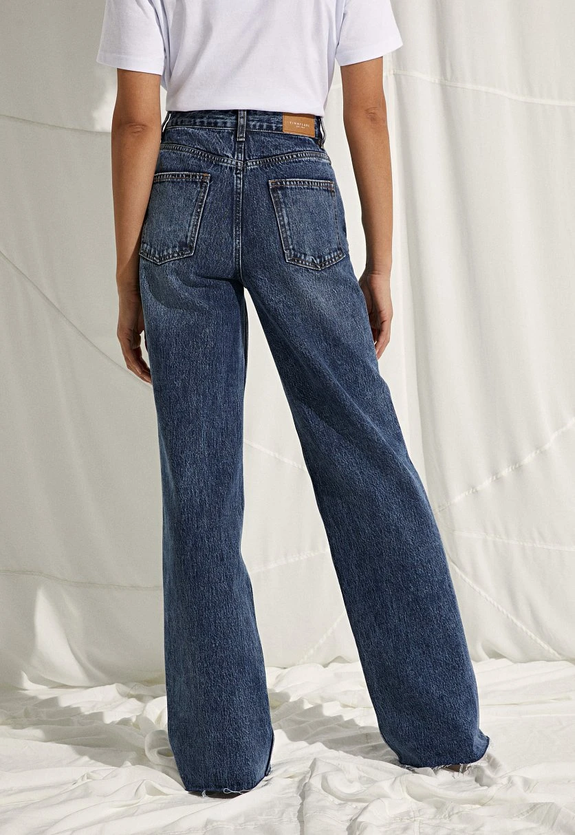 Джинсы wide leg fit женские, Модель FSC15014, Фото №4