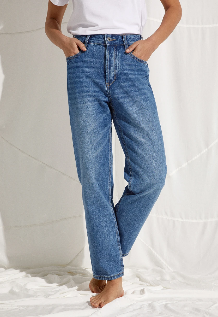 Джинсы straight fit женские, Модель FSC15022, Фото №2