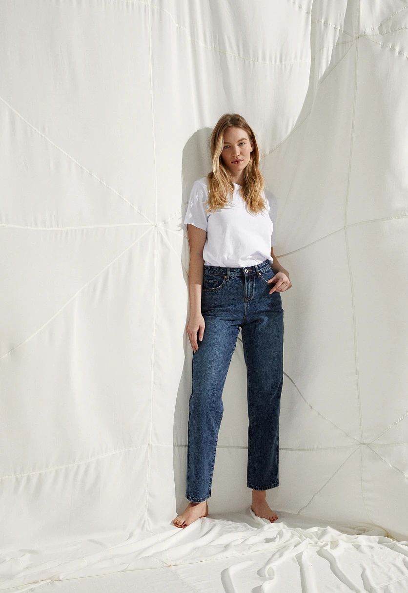 Джинсы straight fit женские, Модель FSC15035, Фото №1