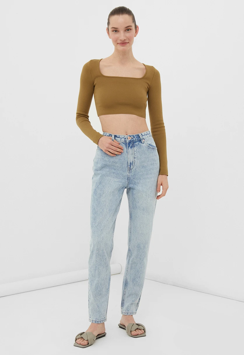 Джинсы tapered fit женские, Модель FSC15013, Фото №2