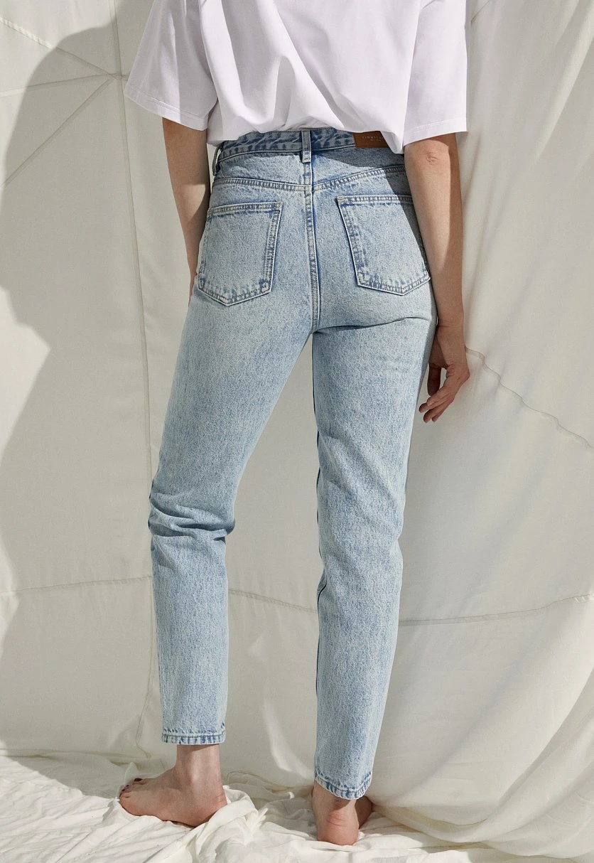 Джинсы tapered fit женские, Модель FSC15013, Фото №5