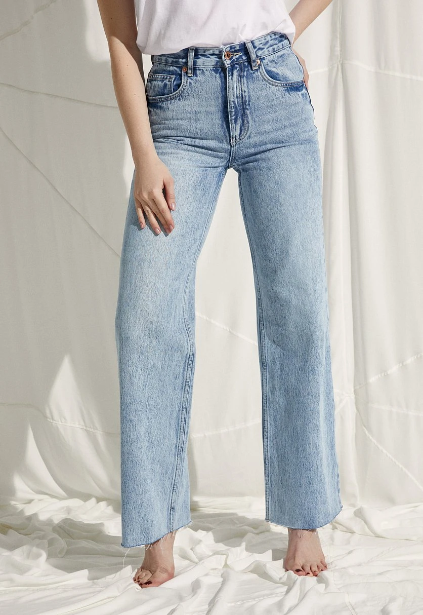 Джинсы wide leg fit женские, Модель FSC15014, Фото №2
