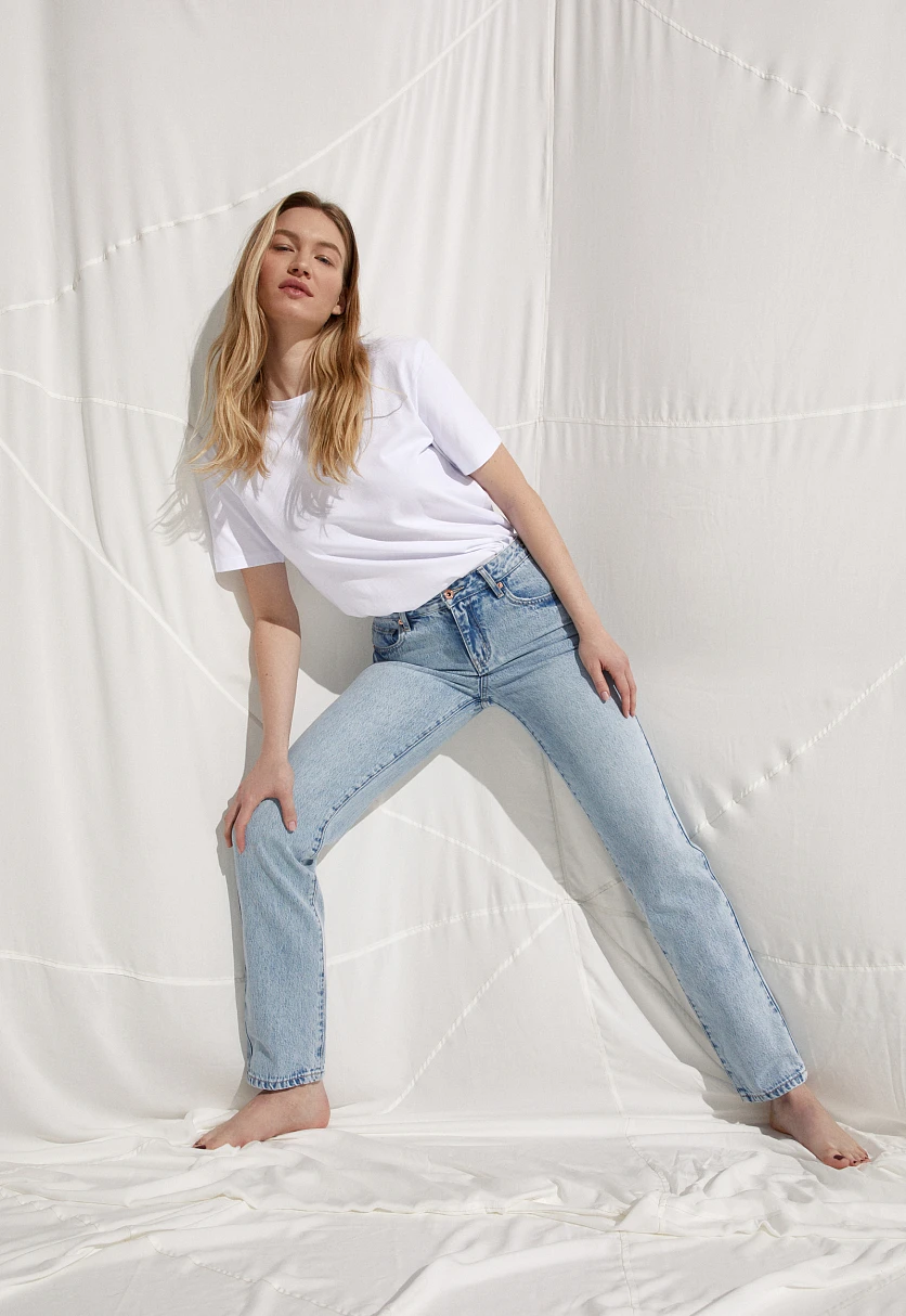 Джинсы slim fit женские, Модель FSC15034, Фото №1