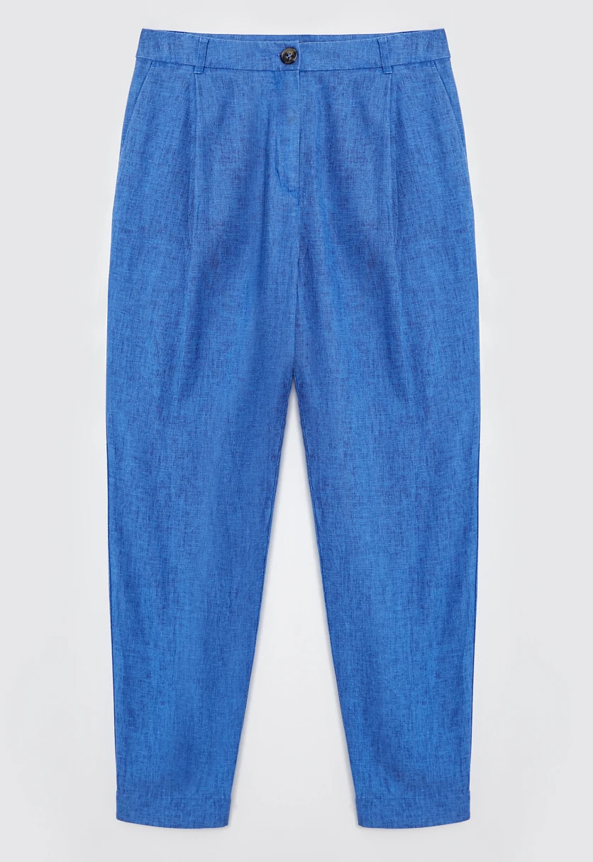 Льняные брюки женские casual стиля, Модель FSC110125, Фото №8