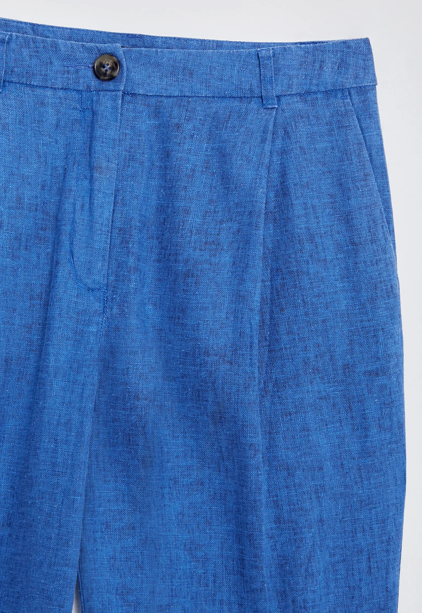 Льняные брюки женские casual стиля, Модель FSC110125, Фото №7
