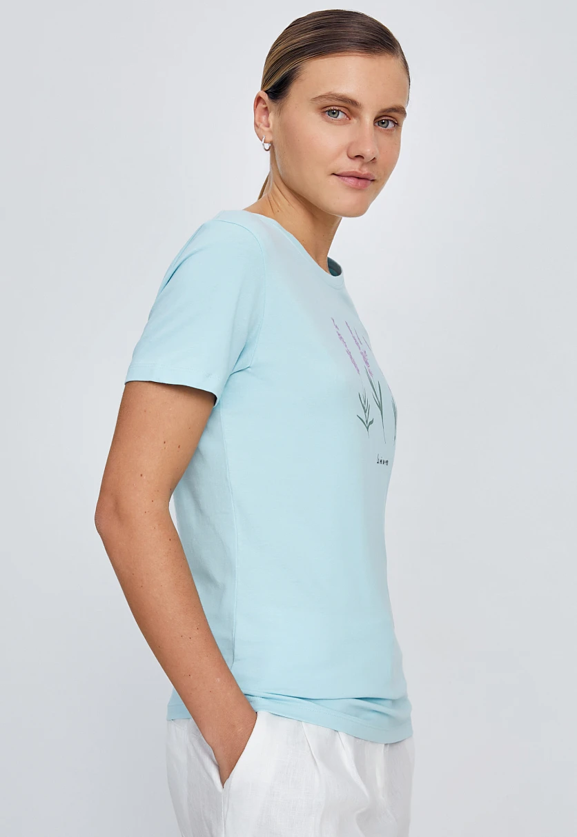 Футболка женская casual стиля, Модель FSC110178-2P, Фото №4