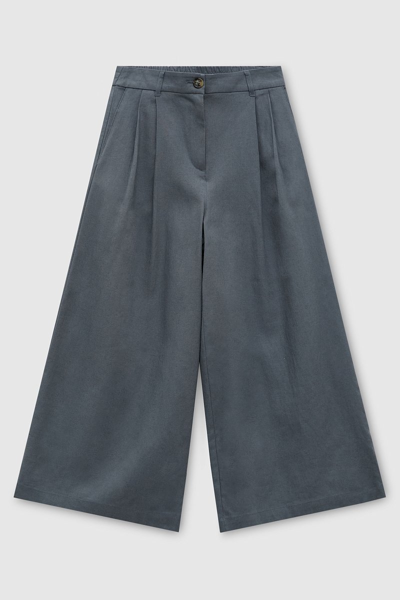 Льняные брюки-кюлоты, Модель FSC110229, Фото №6