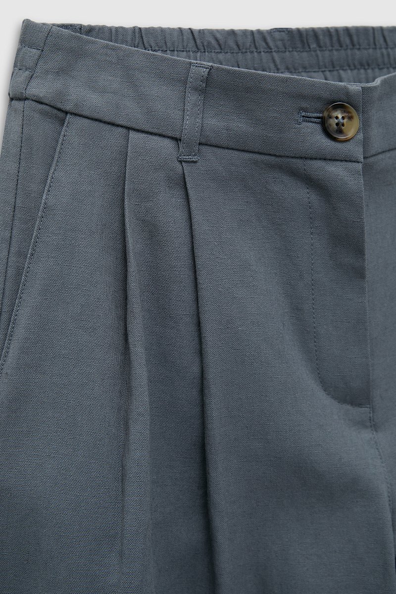 Льняные брюки-кюлоты, Модель FSC110229, Фото №5