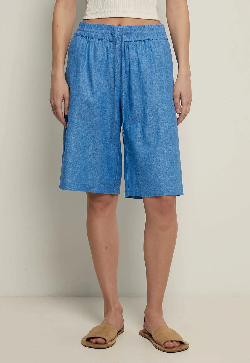 Льняные шорты женские стиля casual, Модель FSC110127, Фото №1