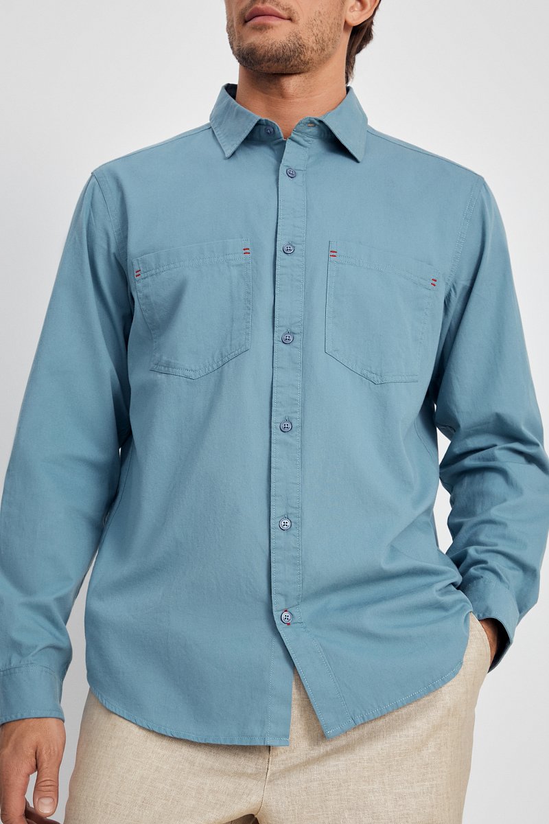 Рубашка из хлопка, Модель FSC21045, Фото №3